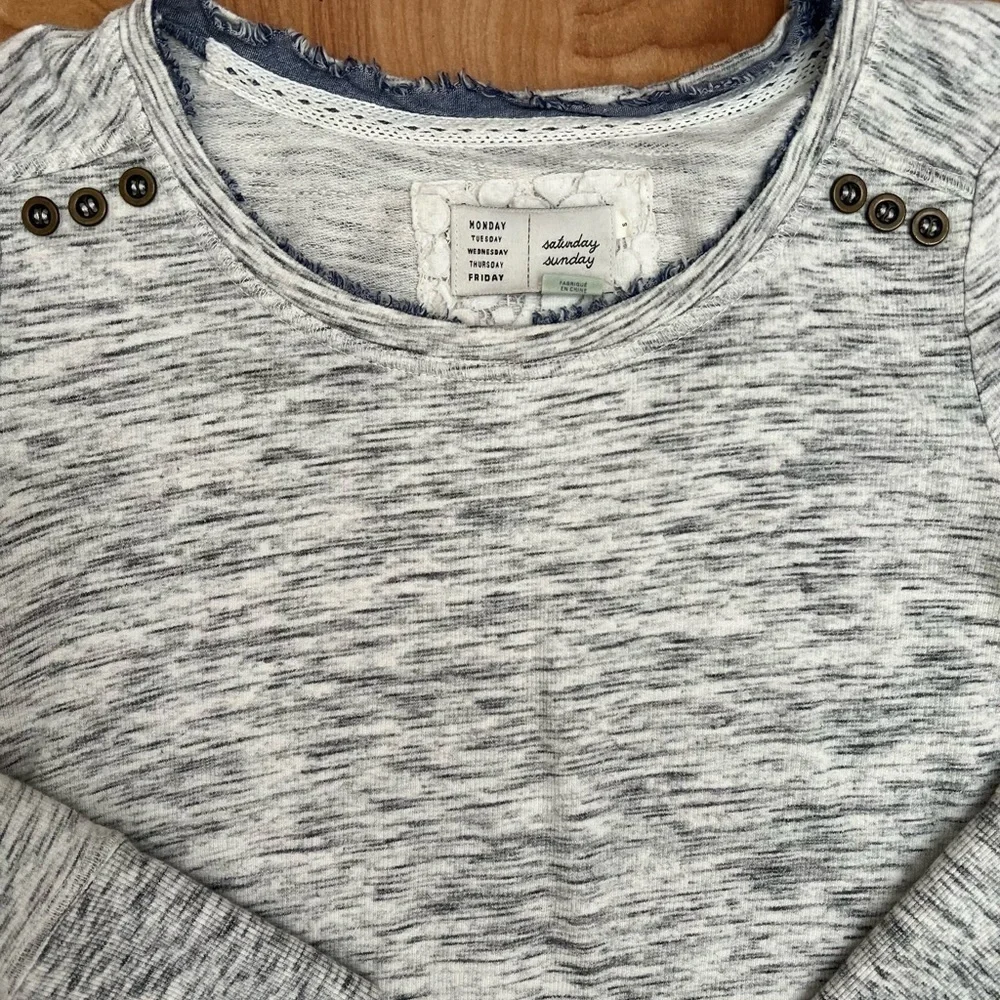 Anthropologie Saturday Sunday long sleeve top